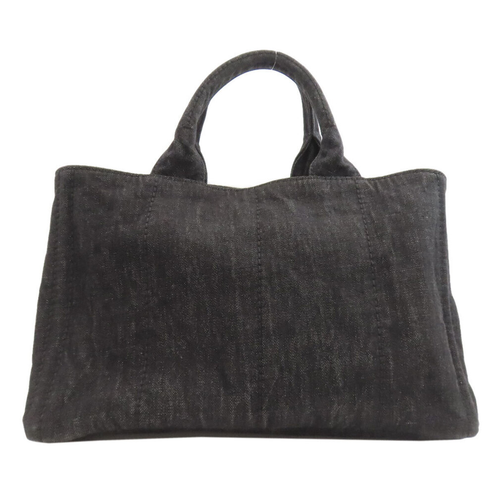 Prada Canapa Handbag Denim Blue